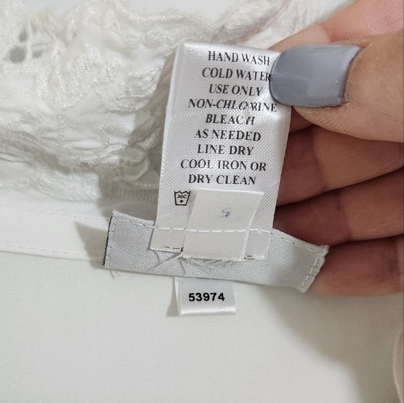 Soft Surroundings White Lace Trim Kimono, Size 2x - Picture 3 of 6